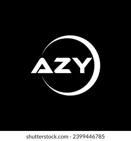 AZY Letter Logo Design, Inspiration for a Unique Identity. Modern Elegance and Creative Design. Watermark Your Success with the Striking this Logo.