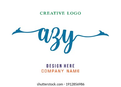 AZY lettering logo is simple, easy to understand and authoritative