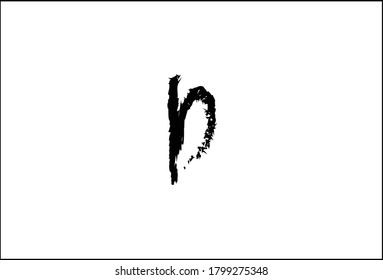 b abjad for Alphabet and Writing, with white background, ilustration, vector abjad