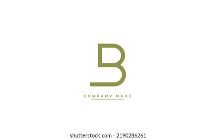 B Abstract Letter Logo Monogram