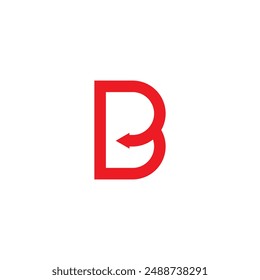 B Abstract letter logo Monogram,  B vector logo