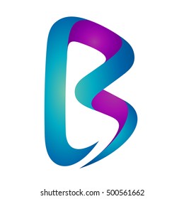 B abstract Logo