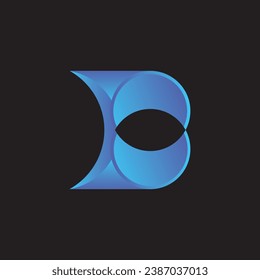 B abstract logo design i hope you use your company this logo