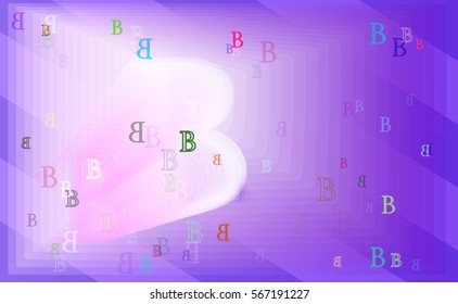 B Alphabet design background