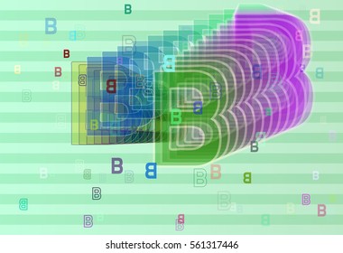 B Alphabet design idea