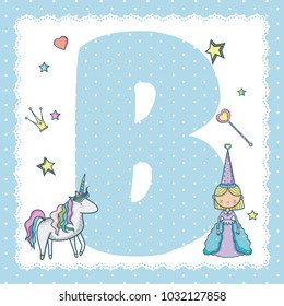 B alphabet letter for kids