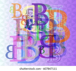 B Alphabet template idea