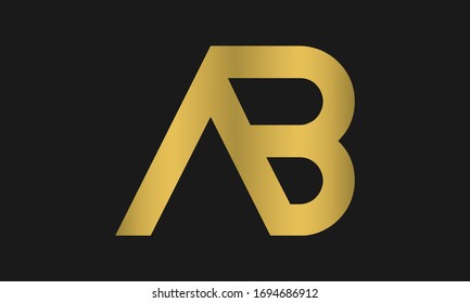 a , b  , ba , ab letter logo design with creative modern typography and abstract monogram logo.