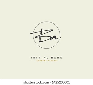 B A BA Beauty vector initial logo, handwriting logo of initial signature, wedding, fashion, jewerly, boutique, floral and botanical with creative template for any company or business.