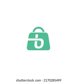 b bag logo desing simple