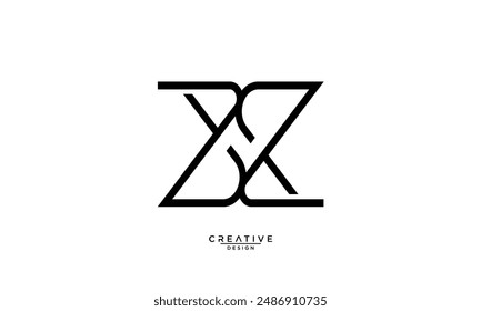 B, BB, Abstrakte Buchstaben Logo-Monogramm
