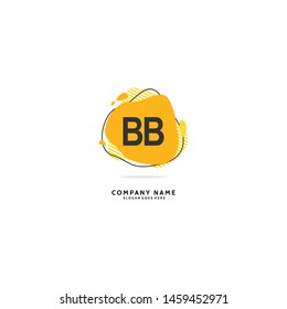 B B BB Initial logo template vector