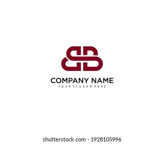 B AND BB lettering logo design. Creative minimal monochrome monogram symbol. Universal elegant vector sign design. Premium business logo type. Graphic alphabet symbol for company business identity