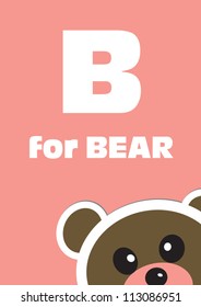 B for the Bear, an animal alphabet for the kids
