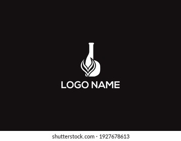 B bear bottle logo design for a company