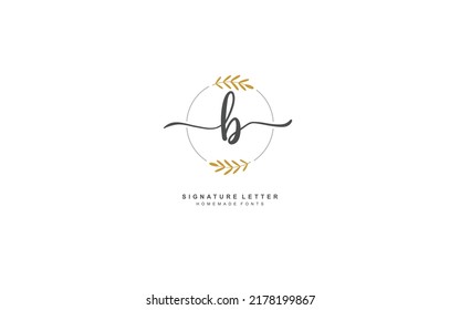 B Beauty Floral Logo Design Inspiration Stock Vector (Royalty Free ...