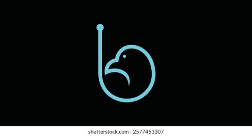 B bird logo concept for company