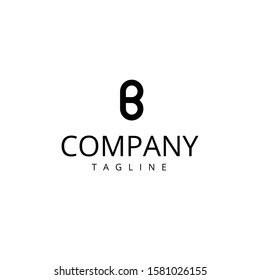 B Black Letter Logo Design