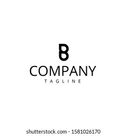 B Black Letter Logo Design