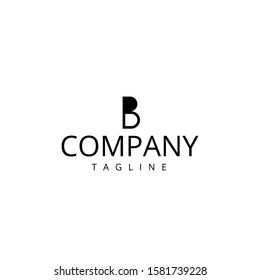 B Black Letter Logo Design