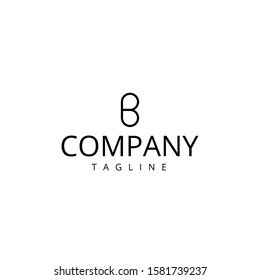 B Black Letter Logo Design