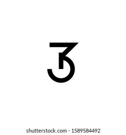 B Black Letter Logo Design