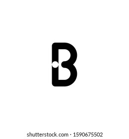B Black Letter Logo Design