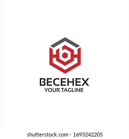 b box hexa - logo template