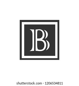 B Box Letter Vector Logo Stock Vector (Royalty Free) 1206534811 ...