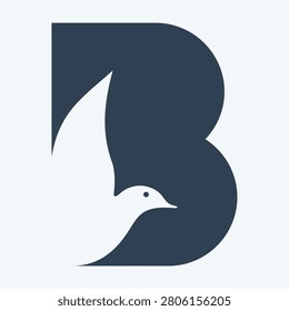 b brid logo designs vector