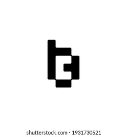 b c bc cc ursprüngliche Logo-Design Vektorgrafik-Vorlage