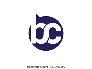 B C, BC Initial Letter Logo design vector template, Graphic Alphabet Symbol for Corporate Business Identity