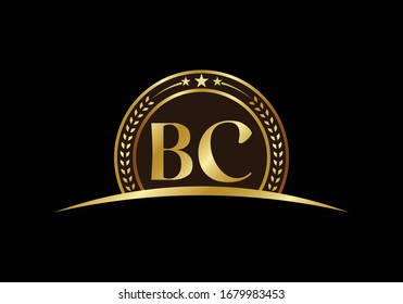 B C, BC Initial Letter Logo design vector template, Graphic Alphabet Symbol for Corporate Business Identity