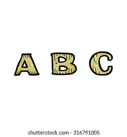 Caricatura de A B C