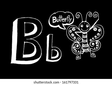 A b c d e f g h i j  k l m n o p q r s t u v w x y  cartoon  text font  Hand drawing vector letters 