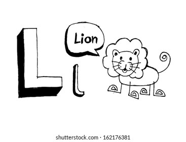 A b c d e f g h i j k l m n o p q r s t u v w x y z cartoon text font Hand drawing vector letters 