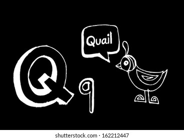 A b c d e f g h i j k l m n o p q r s t u v w x y z cartoon text font Hand drawing vector letters 