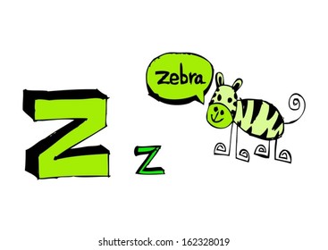 A b c d e f g h i j k l m n o p q r s t u v w x y z cartoon text font Hand drawing vector letters 