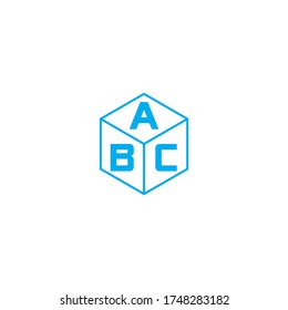 A B C letter logo concept design