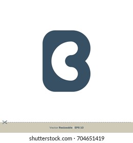 B C Letter Logo Template Illustration Design. Vector EPS 10.