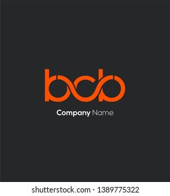 B C B letters joint logo vector template