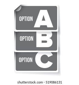 A B C letters progress bar