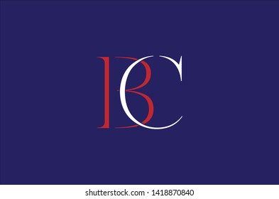b c logo for company -vector