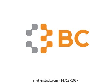 B C logo for technology company