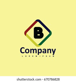 B Company Logo Vector Template