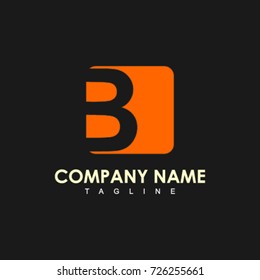 Elegant Classy Letter B Logo Logo Stock Vector (Royalty Free) 1435817057