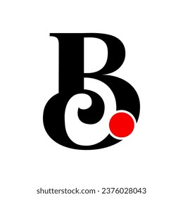 B company name initial letter icon