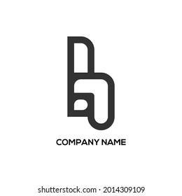 B Concept Monogram Logo Design