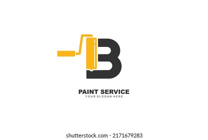 B Construction Logo Design Inspiration Vector Stock Vector (Royalty ...