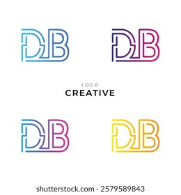 B Creative Latter Logo Design. Monogram Design. By Custom Branding Logo. Creative Logo Design. Vector illustration. Modern Design. Logo Template.